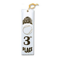 2"x8" 3rd Place Stock Event Ribbons (Baseball) Carded
